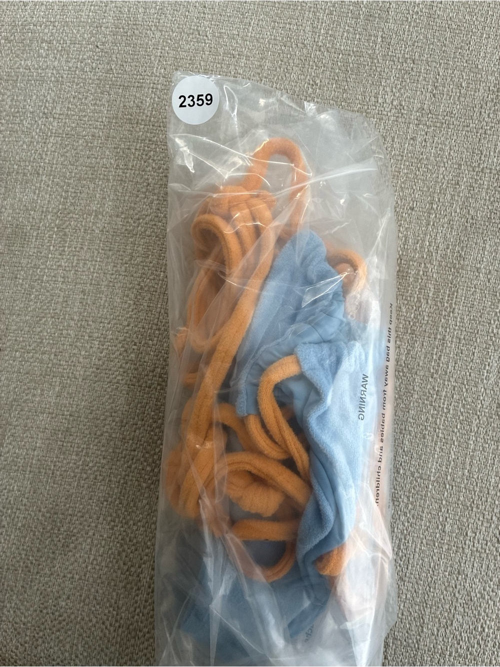 Frankie’s Bikinis Women’s Medium Tia Terry Bikini in Bluebird - Picture 12 of 12